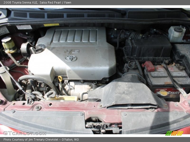 Salsa Red Pearl / Fawn 2008 Toyota Sienna XLE