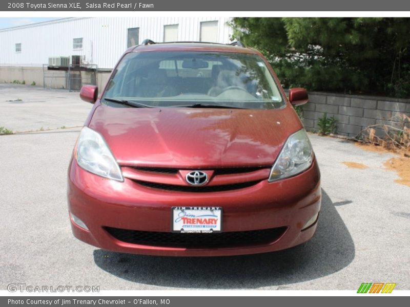 Salsa Red Pearl / Fawn 2008 Toyota Sienna XLE