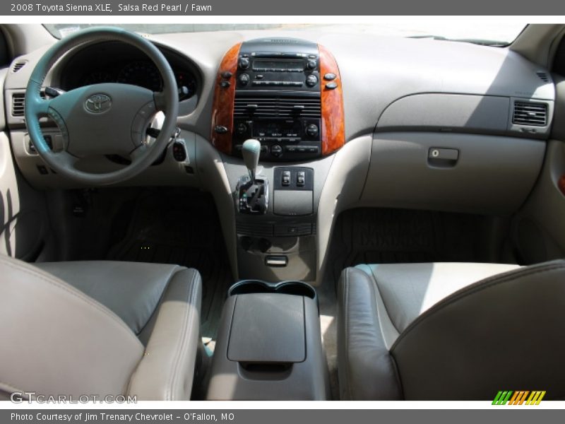 Salsa Red Pearl / Fawn 2008 Toyota Sienna XLE