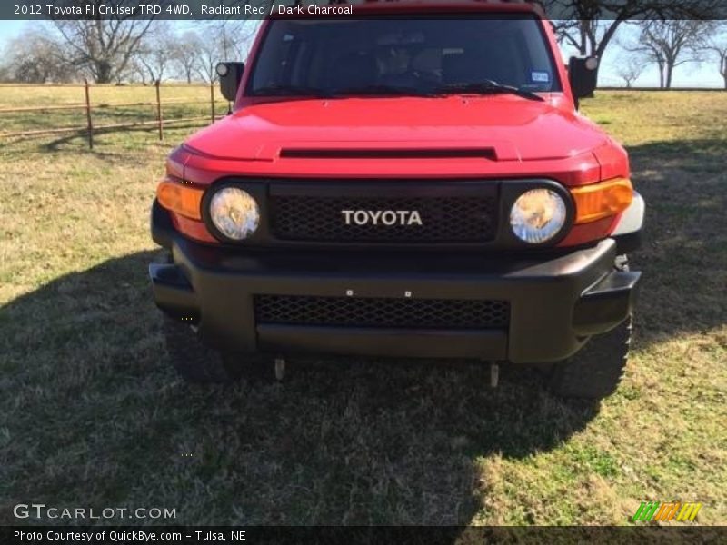 Radiant Red / Dark Charcoal 2012 Toyota FJ Cruiser TRD 4WD