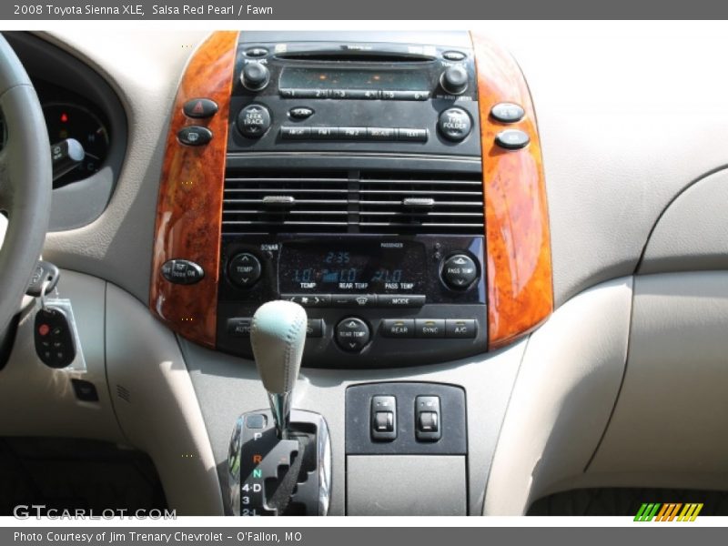 Salsa Red Pearl / Fawn 2008 Toyota Sienna XLE