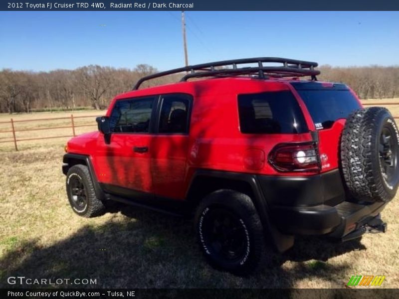 Radiant Red / Dark Charcoal 2012 Toyota FJ Cruiser TRD 4WD