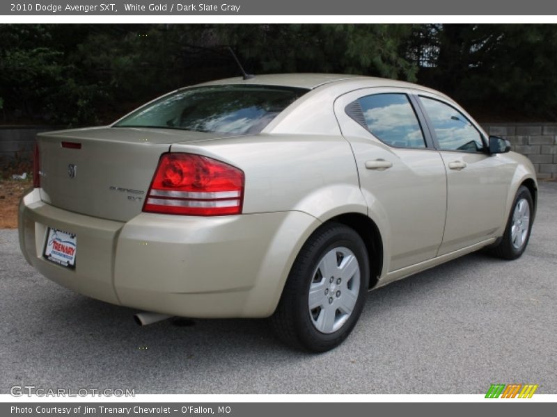 White Gold / Dark Slate Gray 2010 Dodge Avenger SXT