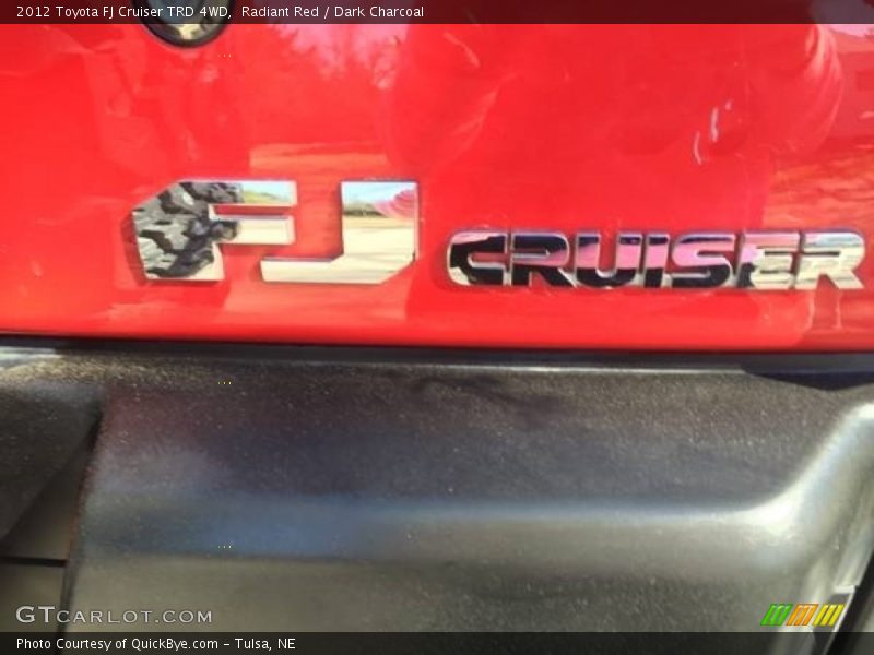 Radiant Red / Dark Charcoal 2012 Toyota FJ Cruiser TRD 4WD