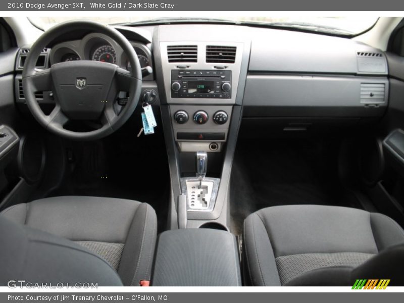 White Gold / Dark Slate Gray 2010 Dodge Avenger SXT