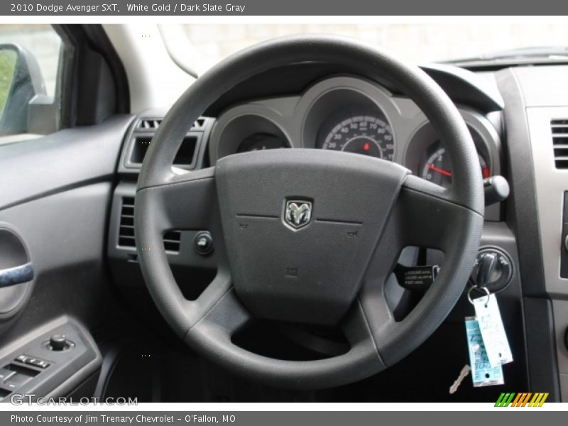 White Gold / Dark Slate Gray 2010 Dodge Avenger SXT