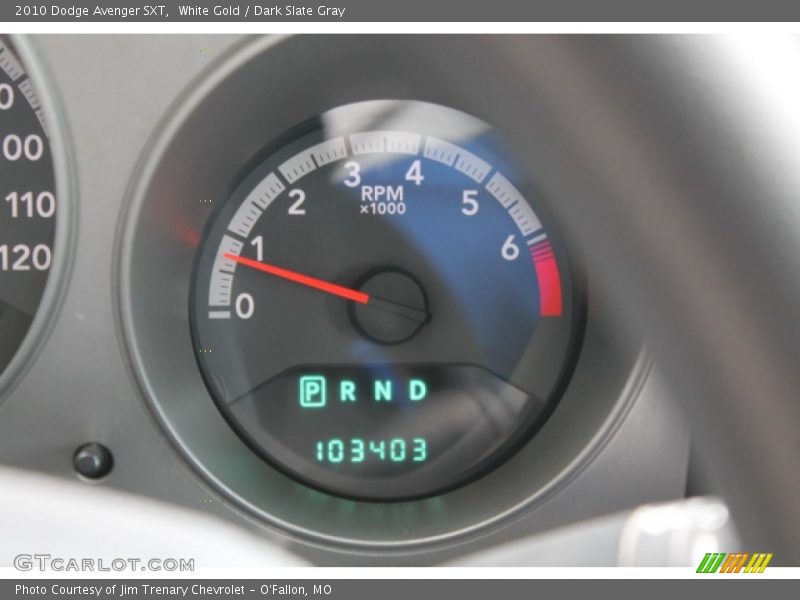 White Gold / Dark Slate Gray 2010 Dodge Avenger SXT
