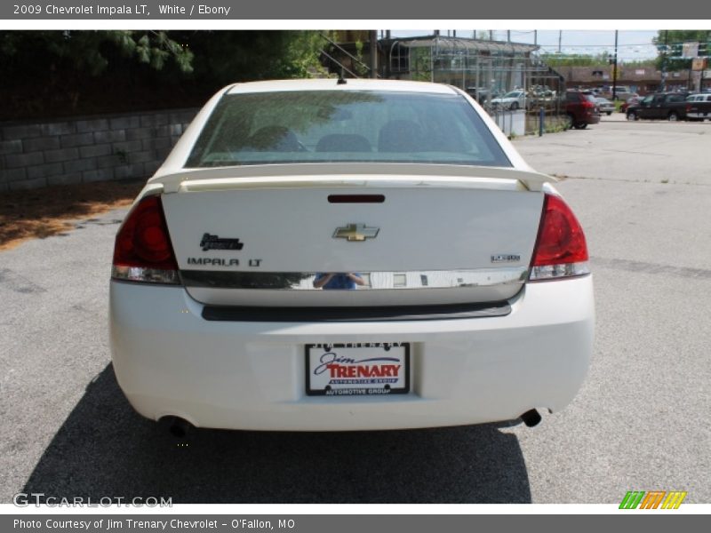 White / Ebony 2009 Chevrolet Impala LT