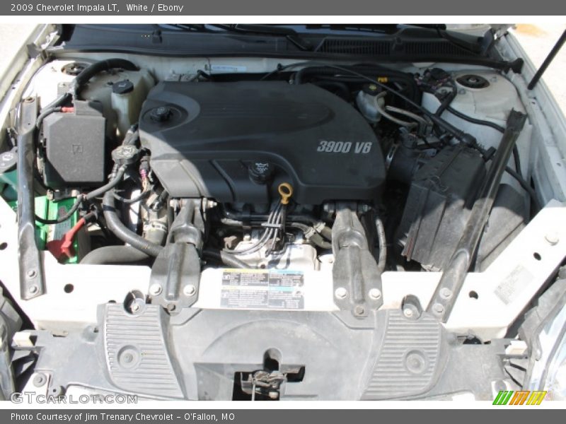 White / Ebony 2009 Chevrolet Impala LT