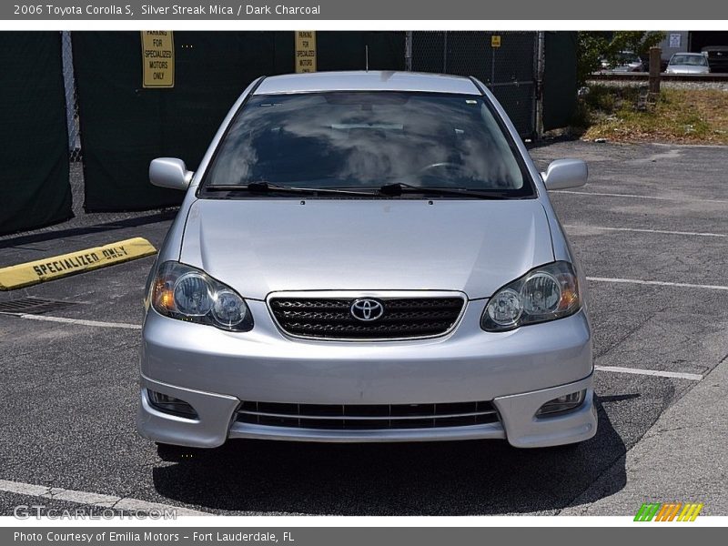 Silver Streak Mica / Dark Charcoal 2006 Toyota Corolla S
