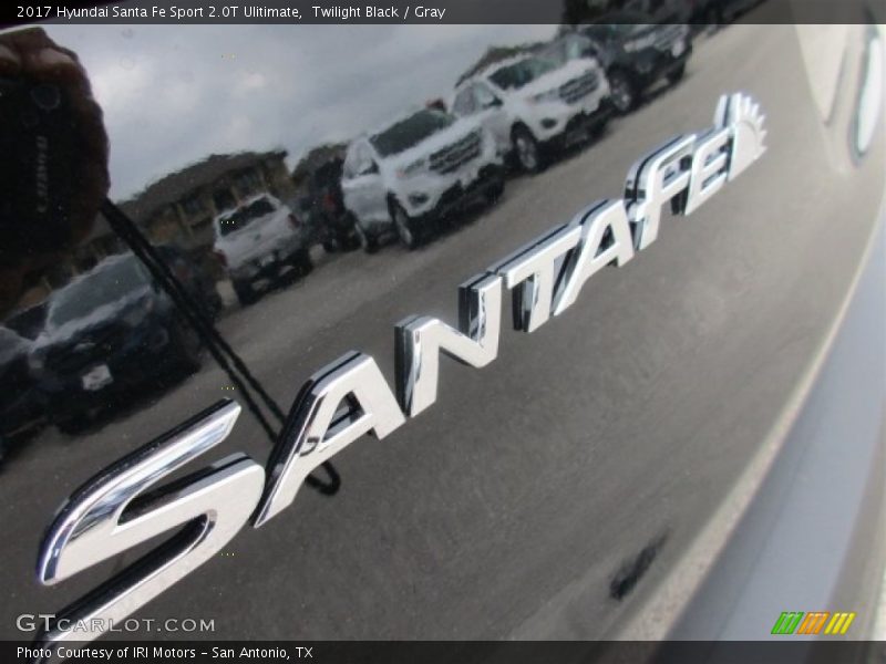 Twilight Black / Gray 2017 Hyundai Santa Fe Sport 2.0T Ulitimate