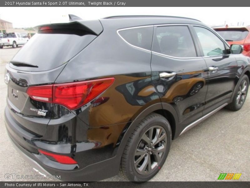 Twilight Black / Gray 2017 Hyundai Santa Fe Sport 2.0T Ulitimate
