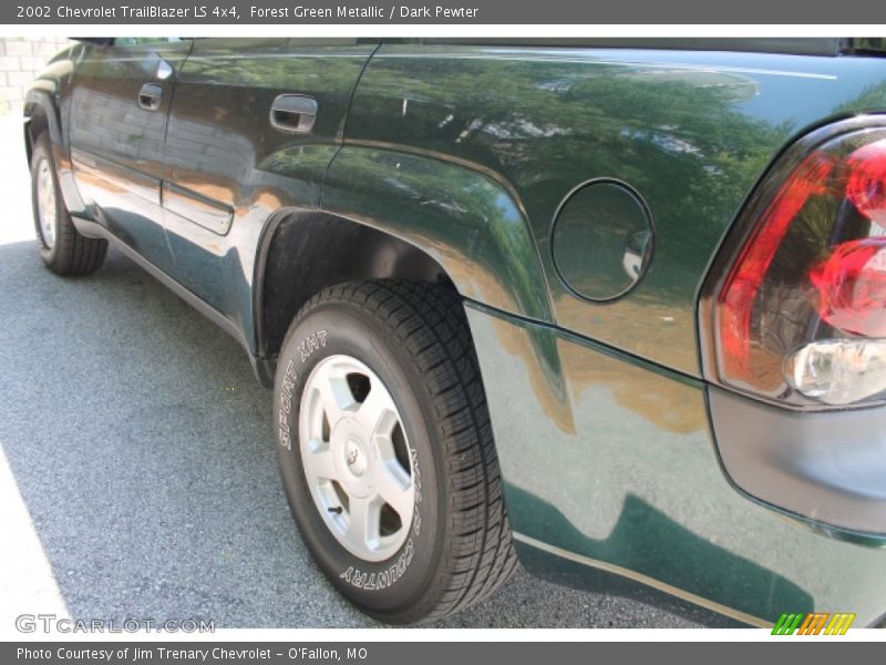 Forest Green Metallic / Dark Pewter 2002 Chevrolet TrailBlazer LS 4x4
