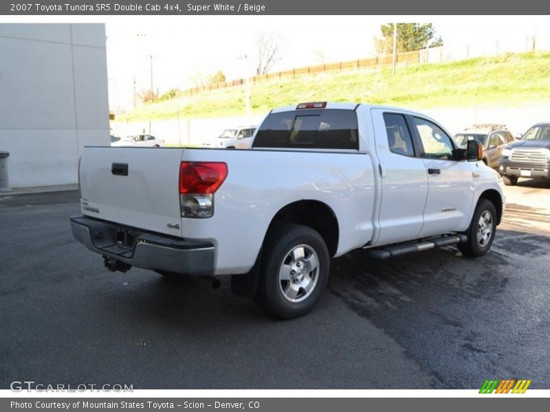 Super White / Beige 2007 Toyota Tundra SR5 Double Cab 4x4