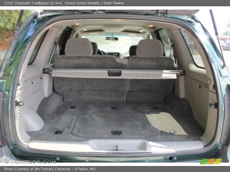 Forest Green Metallic / Dark Pewter 2002 Chevrolet TrailBlazer LS 4x4