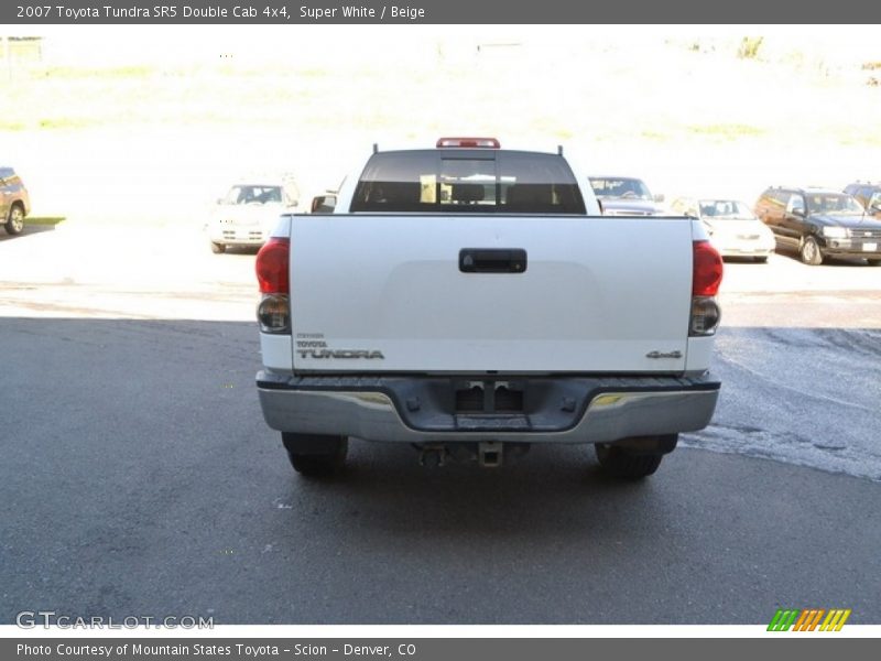 Super White / Beige 2007 Toyota Tundra SR5 Double Cab 4x4