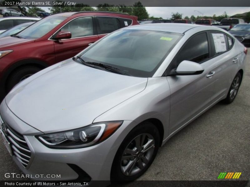 Silver / Gray 2017 Hyundai Elantra SE