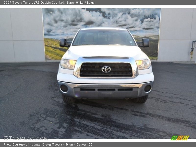 Super White / Beige 2007 Toyota Tundra SR5 Double Cab 4x4
