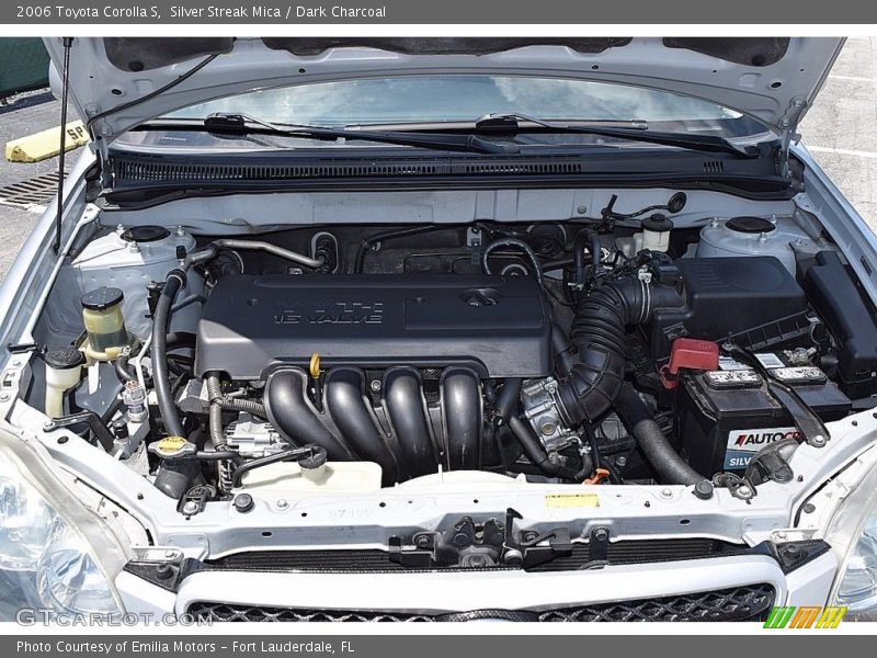Silver Streak Mica / Dark Charcoal 2006 Toyota Corolla S