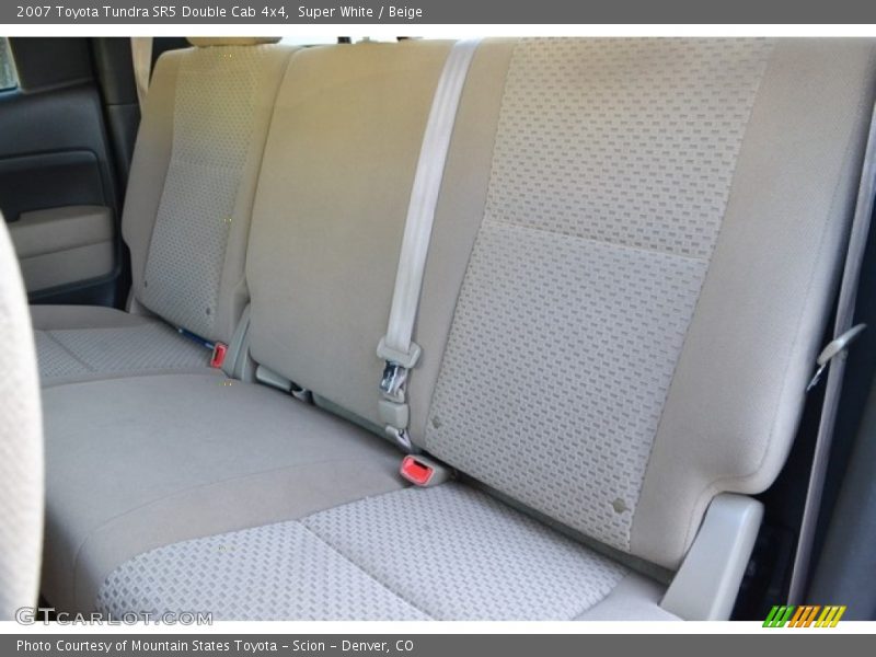 Super White / Beige 2007 Toyota Tundra SR5 Double Cab 4x4
