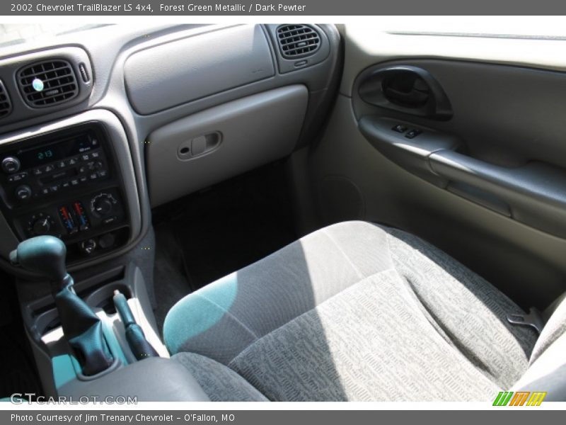 Forest Green Metallic / Dark Pewter 2002 Chevrolet TrailBlazer LS 4x4