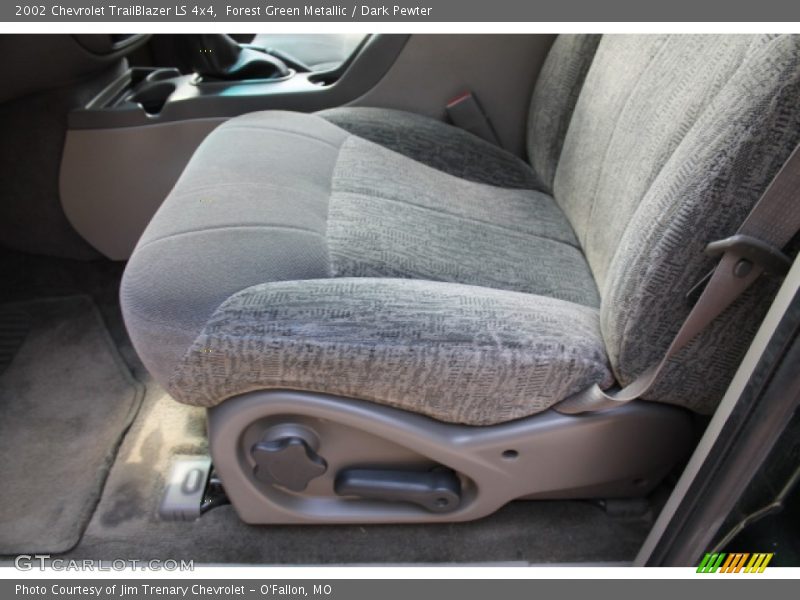 Forest Green Metallic / Dark Pewter 2002 Chevrolet TrailBlazer LS 4x4