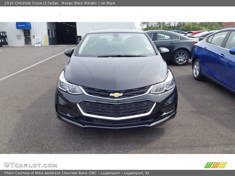 Mosaic Black Metallic / Jet Black 2016 Chevrolet Cruze LS Sedan