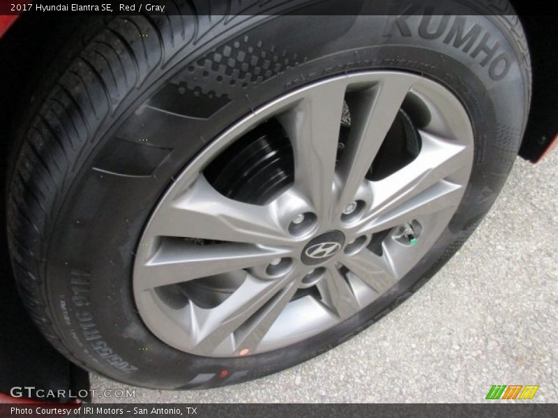 Red / Gray 2017 Hyundai Elantra SE