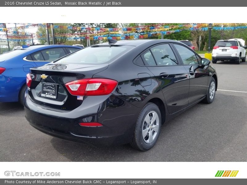 Mosaic Black Metallic / Jet Black 2016 Chevrolet Cruze LS Sedan