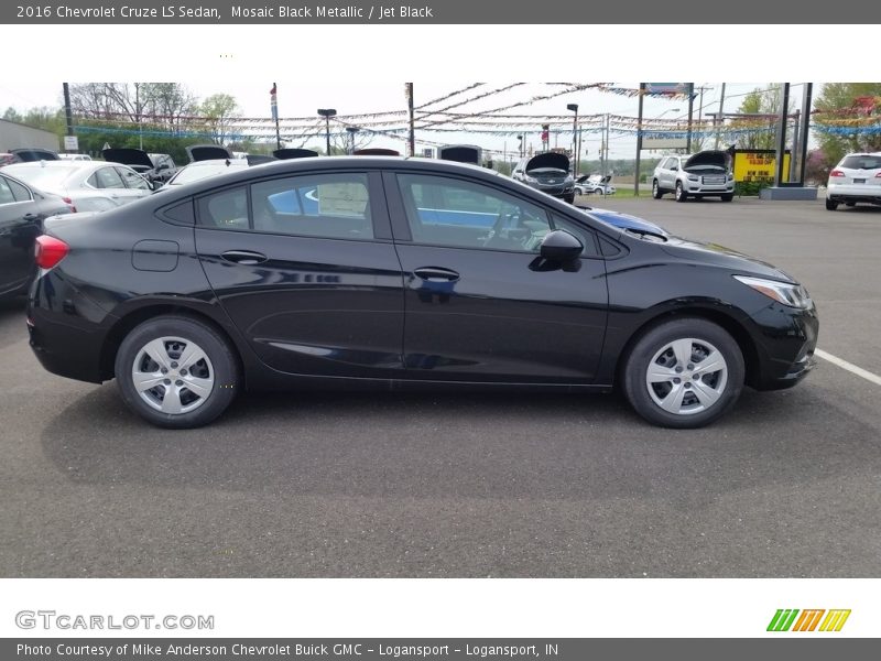 Mosaic Black Metallic / Jet Black 2016 Chevrolet Cruze LS Sedan