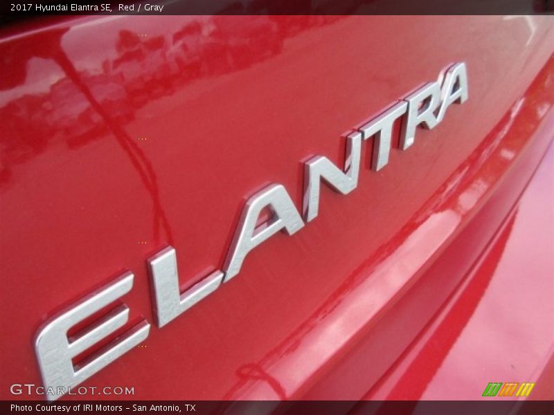 Red / Gray 2017 Hyundai Elantra SE