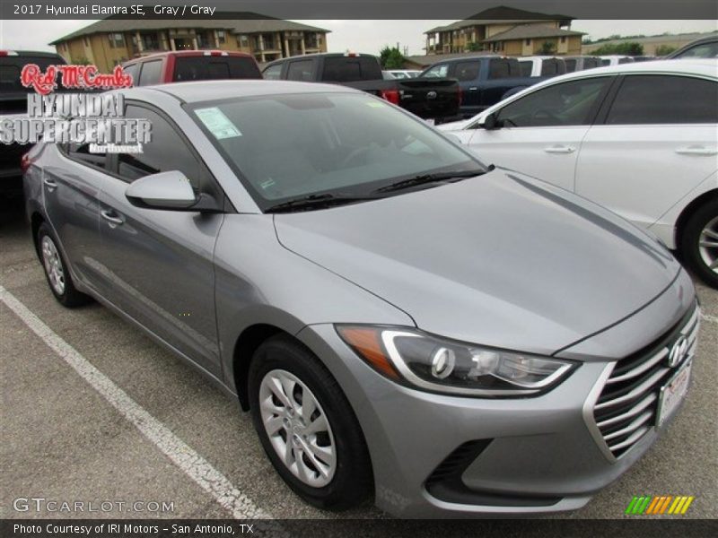 Gray / Gray 2017 Hyundai Elantra SE