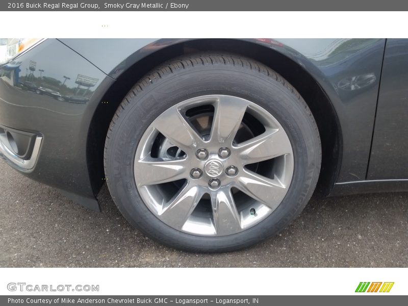 Smoky Gray Metallic / Ebony 2016 Buick Regal Regal Group