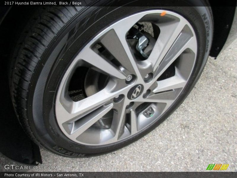 Black / Beige 2017 Hyundai Elantra Limited