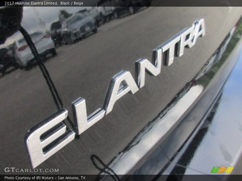 Black / Beige 2017 Hyundai Elantra Limited