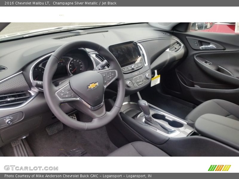 Champagne Silver Metallic / Jet Black 2016 Chevrolet Malibu LT