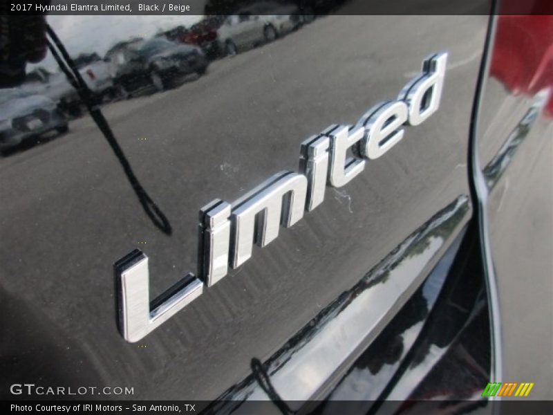 Black / Beige 2017 Hyundai Elantra Limited