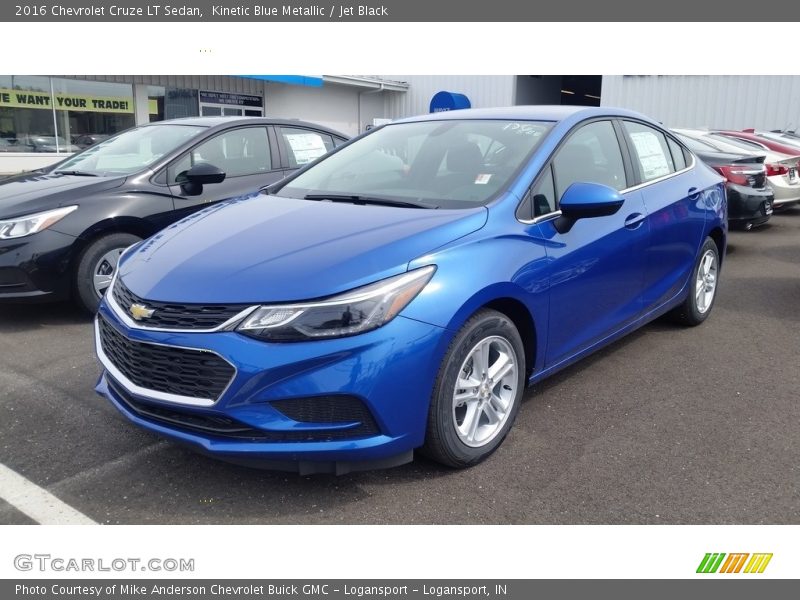 Kinetic Blue Metallic / Jet Black 2016 Chevrolet Cruze LT Sedan