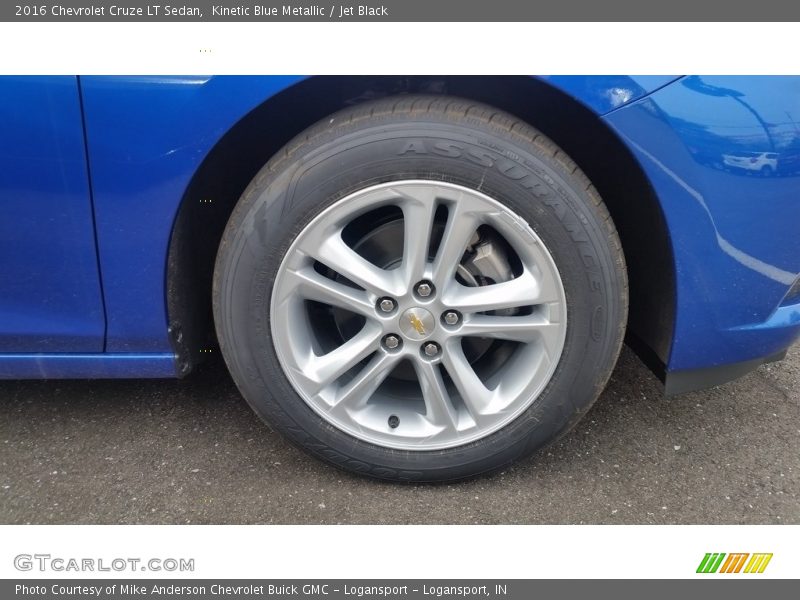 Kinetic Blue Metallic / Jet Black 2016 Chevrolet Cruze LT Sedan