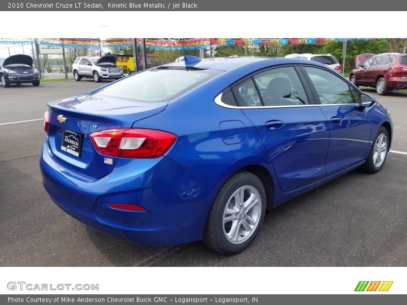 Kinetic Blue Metallic / Jet Black 2016 Chevrolet Cruze LT Sedan