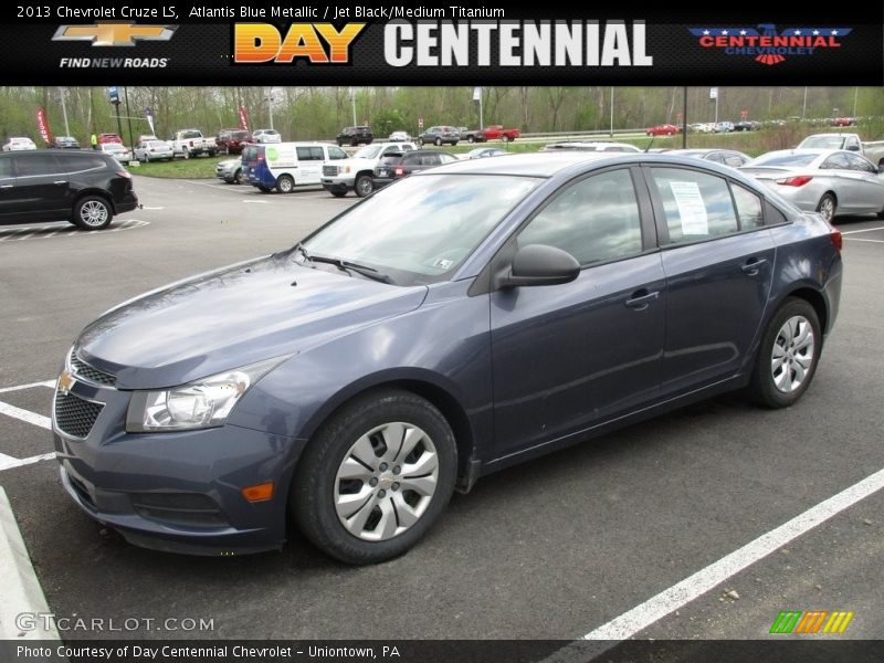 Atlantis Blue Metallic / Jet Black/Medium Titanium 2013 Chevrolet Cruze LS