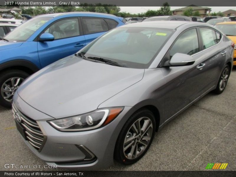 Gray / Black 2017 Hyundai Elantra Limited