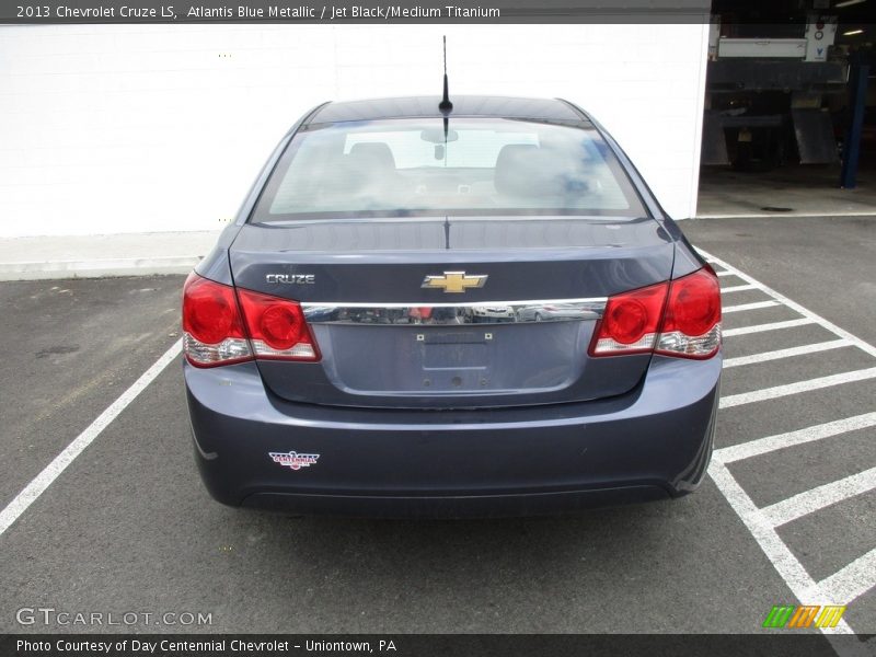 Atlantis Blue Metallic / Jet Black/Medium Titanium 2013 Chevrolet Cruze LS