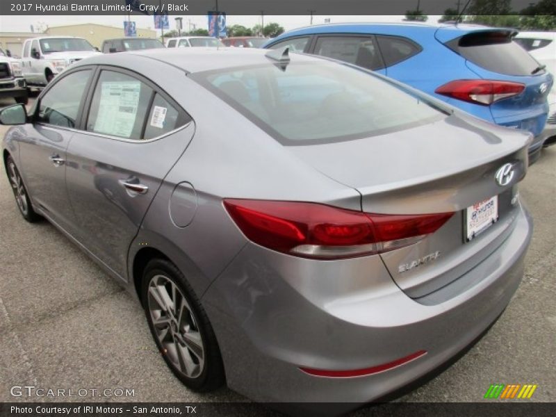 Gray / Black 2017 Hyundai Elantra Limited