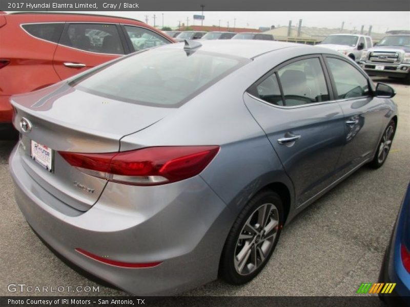 Gray / Black 2017 Hyundai Elantra Limited