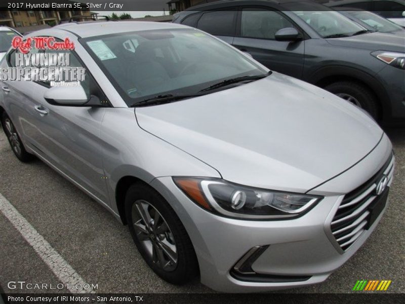 Silver / Gray 2017 Hyundai Elantra SE