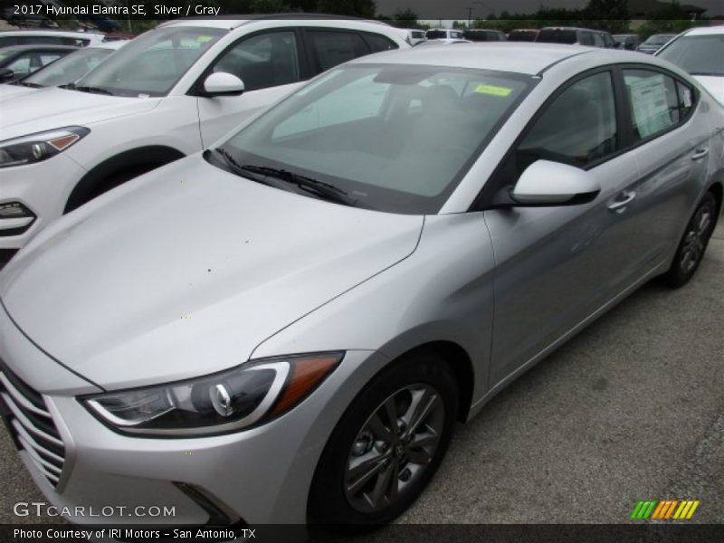 Silver / Gray 2017 Hyundai Elantra SE