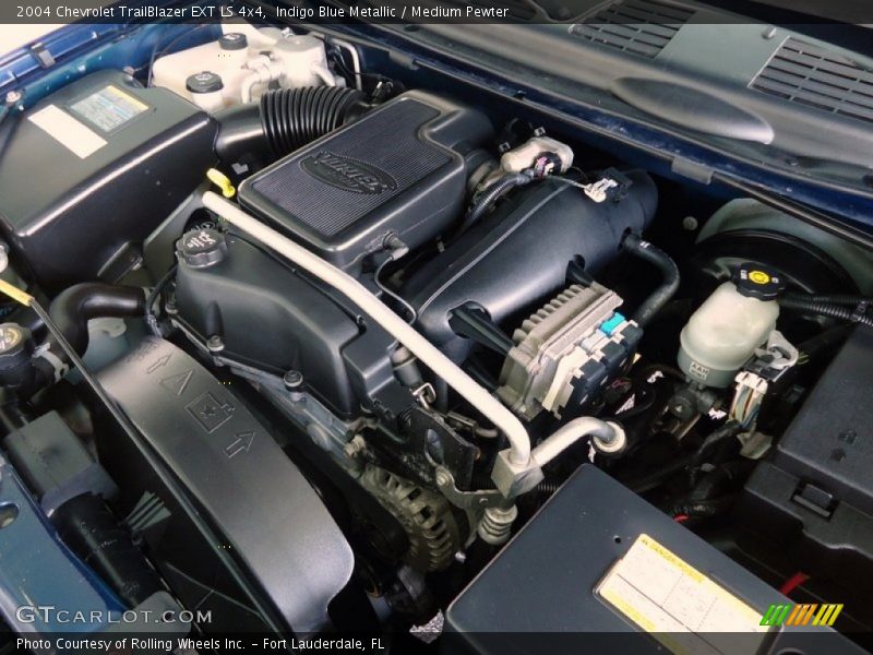 Indigo Blue Metallic / Medium Pewter 2004 Chevrolet TrailBlazer EXT LS 4x4
