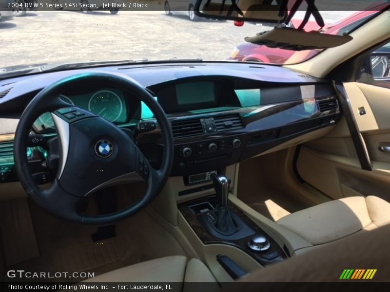 Jet Black / Black 2004 BMW 5 Series 545i Sedan