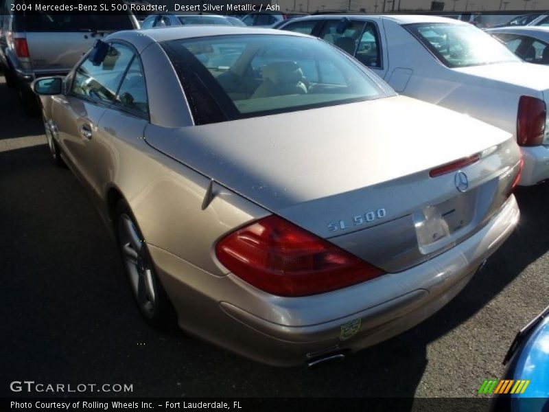 Desert Silver Metallic / Ash 2004 Mercedes-Benz SL 500 Roadster